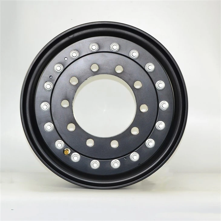 Forged Wheels Rims Of 2-Piece Design For Trucks With Bolts And Nuts factory