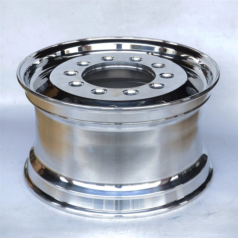Front Use Truck Aluminum Wheel Rim With Mirror Polishing Finishing Wheels